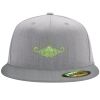 Flexfit 6210 Structured Flat Bill Fitted Hat Thumbnail