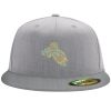 Flexfit 6210 Structured Flat Bill Fitted Hat Thumbnail