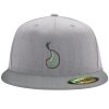 Flexfit 6210 Structured Flat Bill Fitted Hat Thumbnail