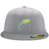 Flexfit 6210 Structured Flat Bill Fitted Hat Thumbnail