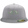 Flexfit 6210 Structured Flat Bill Fitted Hat Thumbnail