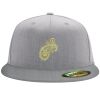 Flexfit 6210 Structured Flat Bill Fitted Hat Thumbnail