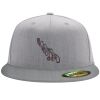 Flexfit 6210 Structured Flat Bill Fitted Hat Thumbnail