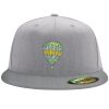 Flexfit 6210 Structured Flat Bill Fitted Hat Thumbnail