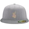 Flexfit 6210 Structured Flat Bill Fitted Hat Thumbnail