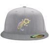 Flexfit 6210 Structured Flat Bill Fitted Hat Thumbnail