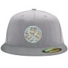 Flexfit 6210 Structured Flat Bill Fitted Hat Thumbnail
