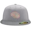 Flexfit 6210 Structured Flat Bill Fitted Hat Thumbnail