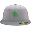 Flexfit 6210 Structured Flat Bill Fitted Hat Thumbnail