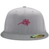 Flexfit 6210 Structured Flat Bill Fitted Hat Thumbnail