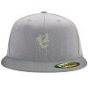 Flexfit 6210 Structured Flat Bill Fitted Hat Thumbnail