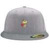 Flexfit 6210 Structured Flat Bill Fitted Hat Thumbnail
