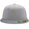 Flexfit 6210 Structured Flat Bill Fitted Hat Thumbnail
