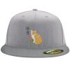 Flexfit 6210 Structured Flat Bill Fitted Hat Thumbnail