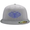 Flexfit 6210 Structured Flat Bill Fitted Hat Thumbnail