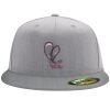 Flexfit 6210 Structured Flat Bill Fitted Hat Thumbnail