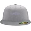 Flexfit 6210 Structured Flat Bill Fitted Hat Thumbnail