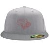 Flexfit 6210 Structured Flat Bill Fitted Hat Thumbnail