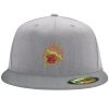 Flexfit 6210 Structured Flat Bill Fitted Hat Thumbnail