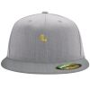 Flexfit 6210 Structured Flat Bill Fitted Hat Thumbnail
