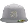 Flexfit 6210 Structured Flat Bill Fitted Hat Thumbnail