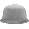 Flexfit 6210 Structured Flat Bill Fitted Hat Thumbnail