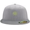 Flexfit 6210 Structured Flat Bill Fitted Hat Thumbnail