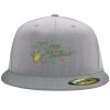 Flexfit 6210 Structured Flat Bill Fitted Hat Thumbnail