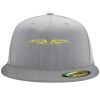 Flexfit 6210 Structured Flat Bill Fitted Hat Thumbnail