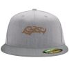 Flexfit 6210 Structured Flat Bill Fitted Hat Thumbnail