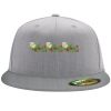 Flexfit 6210 Structured Flat Bill Fitted Hat Thumbnail