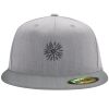 Flexfit 6210 Structured Flat Bill Fitted Hat Thumbnail