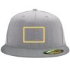 Flexfit 6210 Structured Flat Bill Fitted Hat Thumbnail