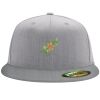 Flexfit 6210 Structured Flat Bill Fitted Hat Thumbnail