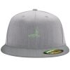 Flexfit 6210 Structured Flat Bill Fitted Hat Thumbnail