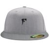 Flexfit 6210 Structured Flat Bill Fitted Hat Thumbnail