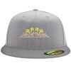 Flexfit 6210 Structured Flat Bill Fitted Hat Thumbnail