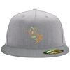 Flexfit 6210 Structured Flat Bill Fitted Hat Thumbnail