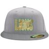 Flexfit 6210 Structured Flat Bill Fitted Hat Thumbnail