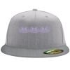 Flexfit 6210 Structured Flat Bill Fitted Hat Thumbnail