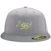 Flexfit 6210 Structured Flat Bill Fitted Hat Thumbnail