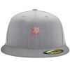 Flexfit 6210 Structured Flat Bill Fitted Hat Thumbnail