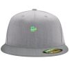 Flexfit 6210 Structured Flat Bill Fitted Hat Thumbnail