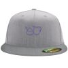 Flexfit 6210 Structured Flat Bill Fitted Hat Thumbnail