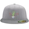 Flexfit 6210 Structured Flat Bill Fitted Hat Thumbnail
