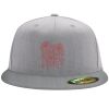 Flexfit 6210 Structured Flat Bill Fitted Hat Thumbnail