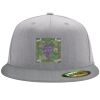 Flexfit 6210 Structured Flat Bill Fitted Hat Thumbnail