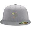 Flexfit 6210 Structured Flat Bill Fitted Hat Thumbnail