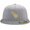 Flexfit 6210 Structured Flat Bill Fitted Hat Thumbnail