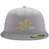 Flexfit 6210 Structured Flat Bill Fitted Hat Thumbnail